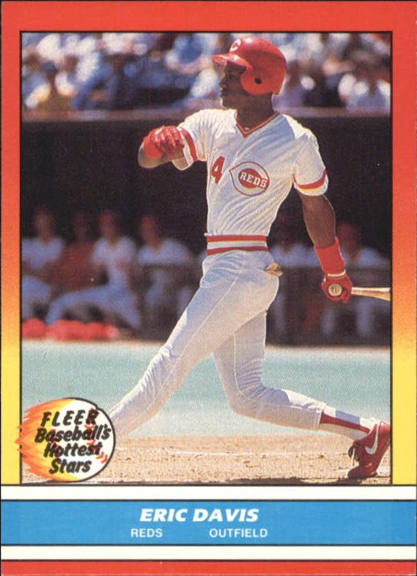 1988 Fleer Hottest Stars Baseball Cards        008      Eric Davis